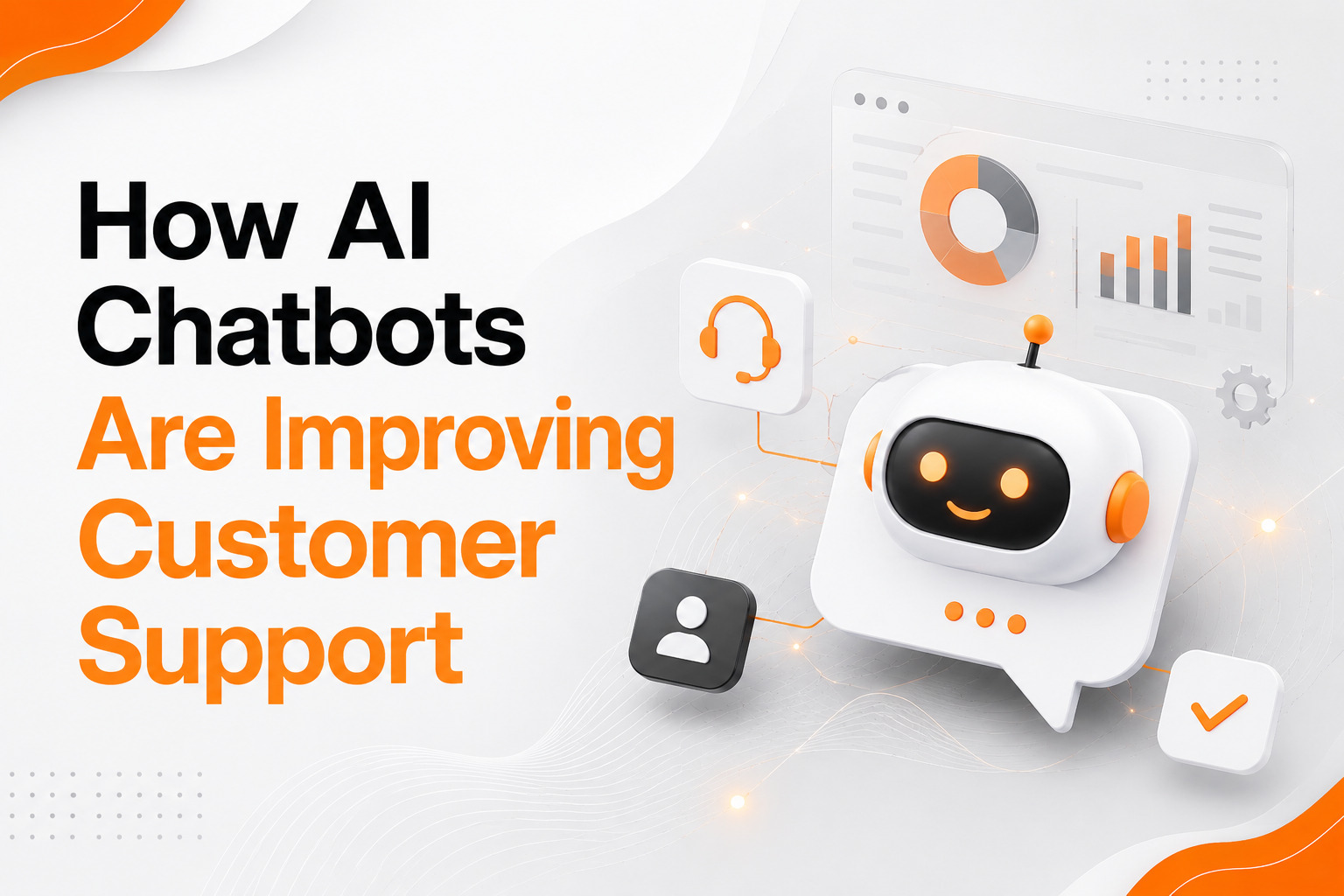 AI chatbots for customer support helping businesses provide automated 24/7 customer service and instant responses.