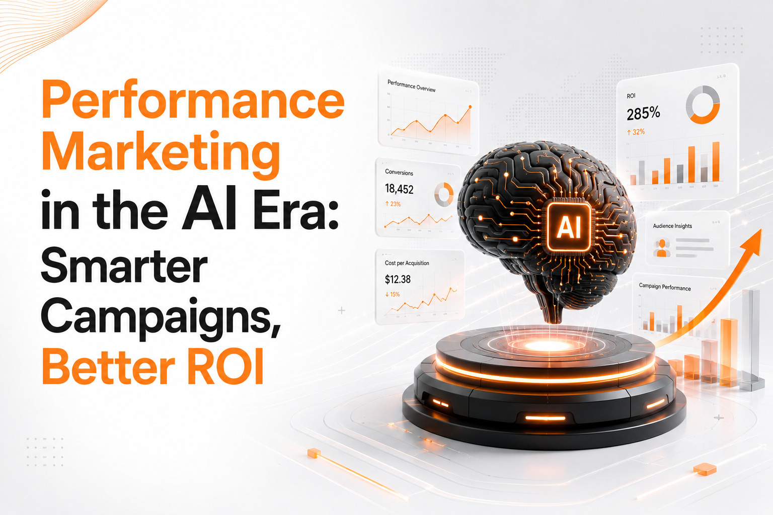 AI performance marketing helping businesses optimise campaigns and improve ROI