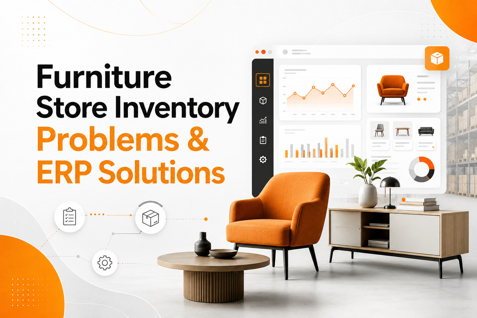 ERP software solving furniture store inventory and order management problems