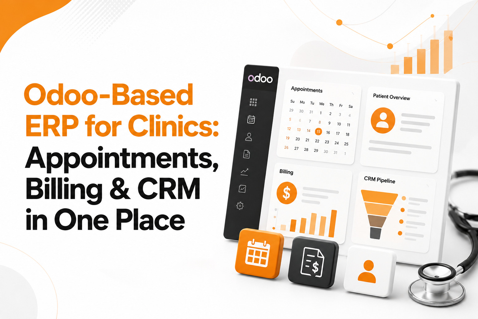Odoo clinic management ERP system for appointments billing & CRM management