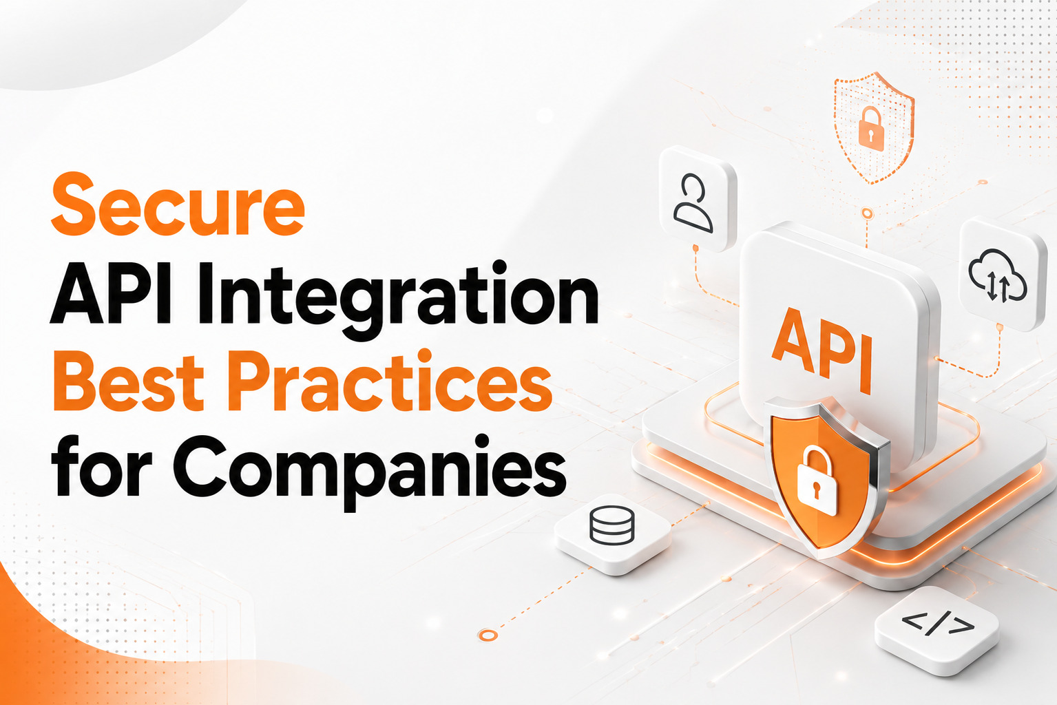 Secure API integration services implementation with authentication, encryption, and data security best practices for modern businesses. 
