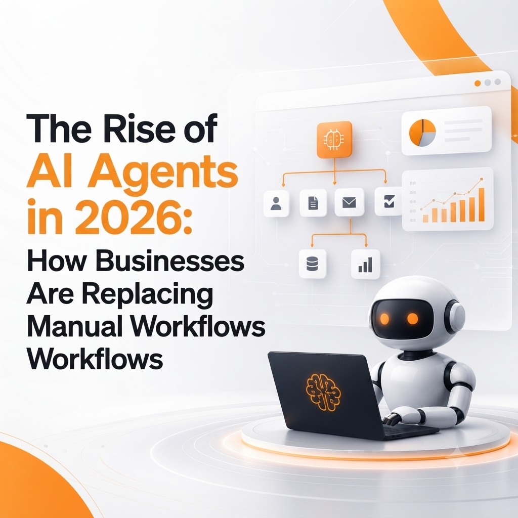 AI-powered workflow automation software replacing manual business processes with intelligent AI agents to improve efficiency and productivity in 2026.