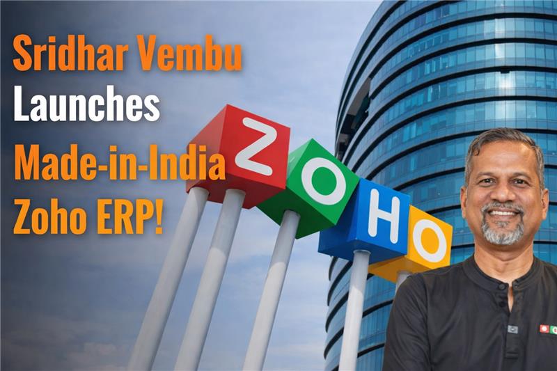 Zoho AI-native ERP platform launch for Indian businesses